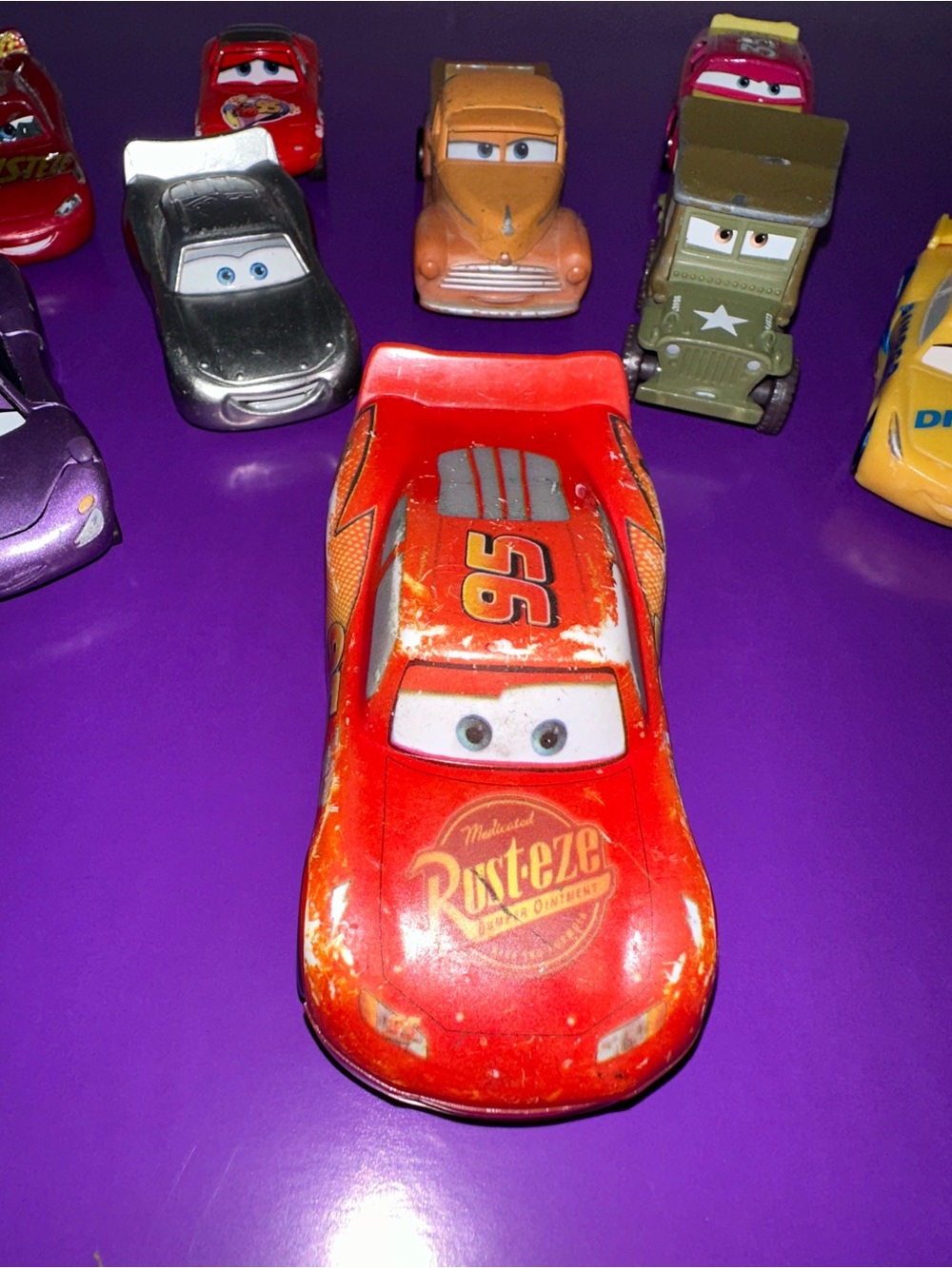 Disney Cars Pixar Lightning McQueen & Friends Race Car Toys - Bundle